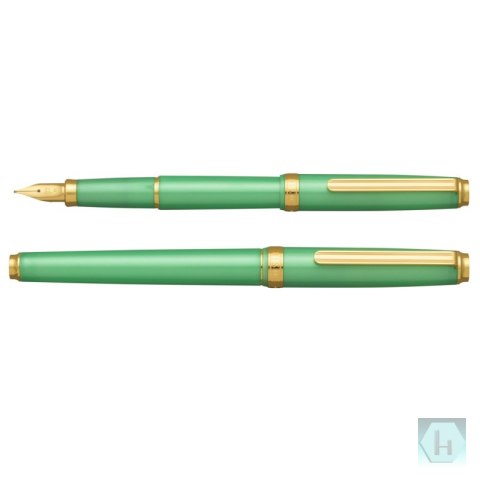 Pióro wieczne Platinum BISO Mint Green F, zielone