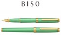 Pióro wieczne Platinum BISO Mint Green F, zielone