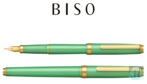 Pióro wieczne Platinum BISO Mint Green F, zielone