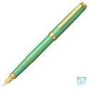 Pióro wieczne Platinum BISO Mint Green F, zielone