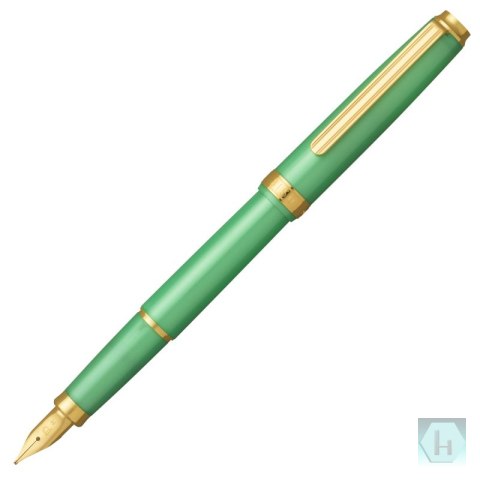 Pióro wieczne Platinum BISO Mint Green F, zielone