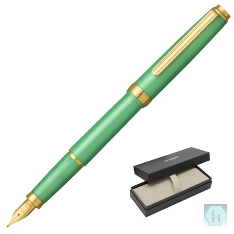 Pióro wieczne Platinum BISO Mint Green F, zielone