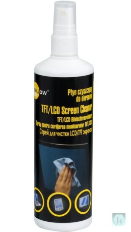 Płyn czyszczący do ekranów 250 ml, ściereczka z mikrofibry 40 x 40 cm YELLOW ONE 125-1033