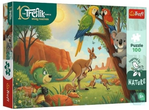 Puzzle 100-el. Inspired By Nature Koala i kangury 16594, Trefl