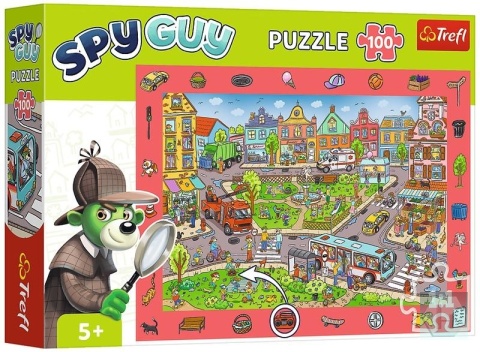 Puzzle 100-el. obserwacyjne Spy Guy, Miasto, Trefl