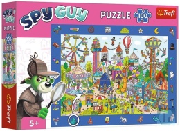 Puzzle 100-el. obserwacyjne Spy Guy, Wesołe miasteczko, Trefl