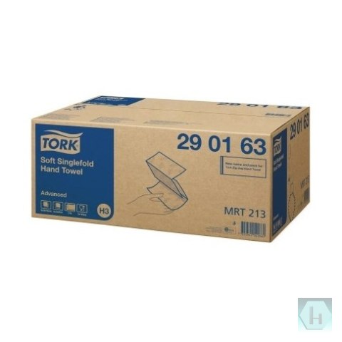Ręcznik składny Advanced ZZ biały 2 warstwy 3750 szt./kart H3 TORK 290163, 15x250