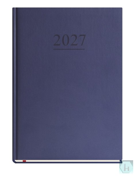 Terminarz Klasyczny B5 2027, granatowy, kalendarz 1 strona 1 tydzień + strona na notatki, Michalczyk i Prokop T-221V-G