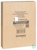 Wieszak na spodnie drewniany DONAU HOME, 35x17x1,2cm, 10 szt., czarny