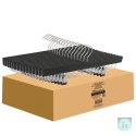 Wieszak na spodnie drewniany DONAU HOME, 35x17x1,2cm, 10 szt., czarny