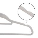 Wieszak na ubrania antypoślizgowy DONAU HOME, 44x23x0,5cm, 20 szt., szary