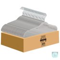 Wieszak na ubrania antypoślizgowy DONAU HOME, 44x23x0,5cm, 60 szt., szary
