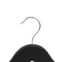 Wieszak na ubrania drewniany DONAU HOME, 44,5x23x1,2cm, 10 szt., czarny