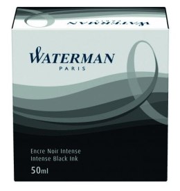 Waterman atrament w butelce 50ml. - czarny - Intense Black PRZECENA