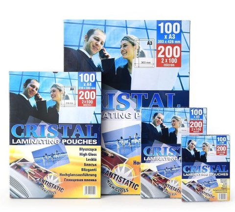 Folia laminacyjna A6 111x154 mm 80mic Antystatyczna (op=100szt) 320680