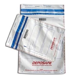 Koperta bezpieczna DepoSafe M5+ 155x250 mm transparentna op.100szt.