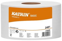 Papier toaletowy biały naturalny Katrin Basic S 1 warstw. 2481 (op=12szt)