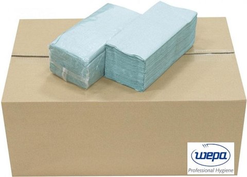 Ręcznik składany zielony ZZ 1 warstw. LEW (4000szt)