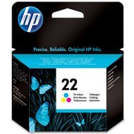 Tusz HP 22 C9352AE cyan, magenta, yellow Deskjet 3940 / D2360 / D2460 /F380 165 str