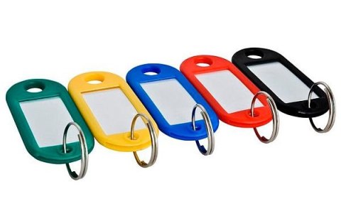 Zawieszki do kluczy 100szt. MIX kol ARGO 607160